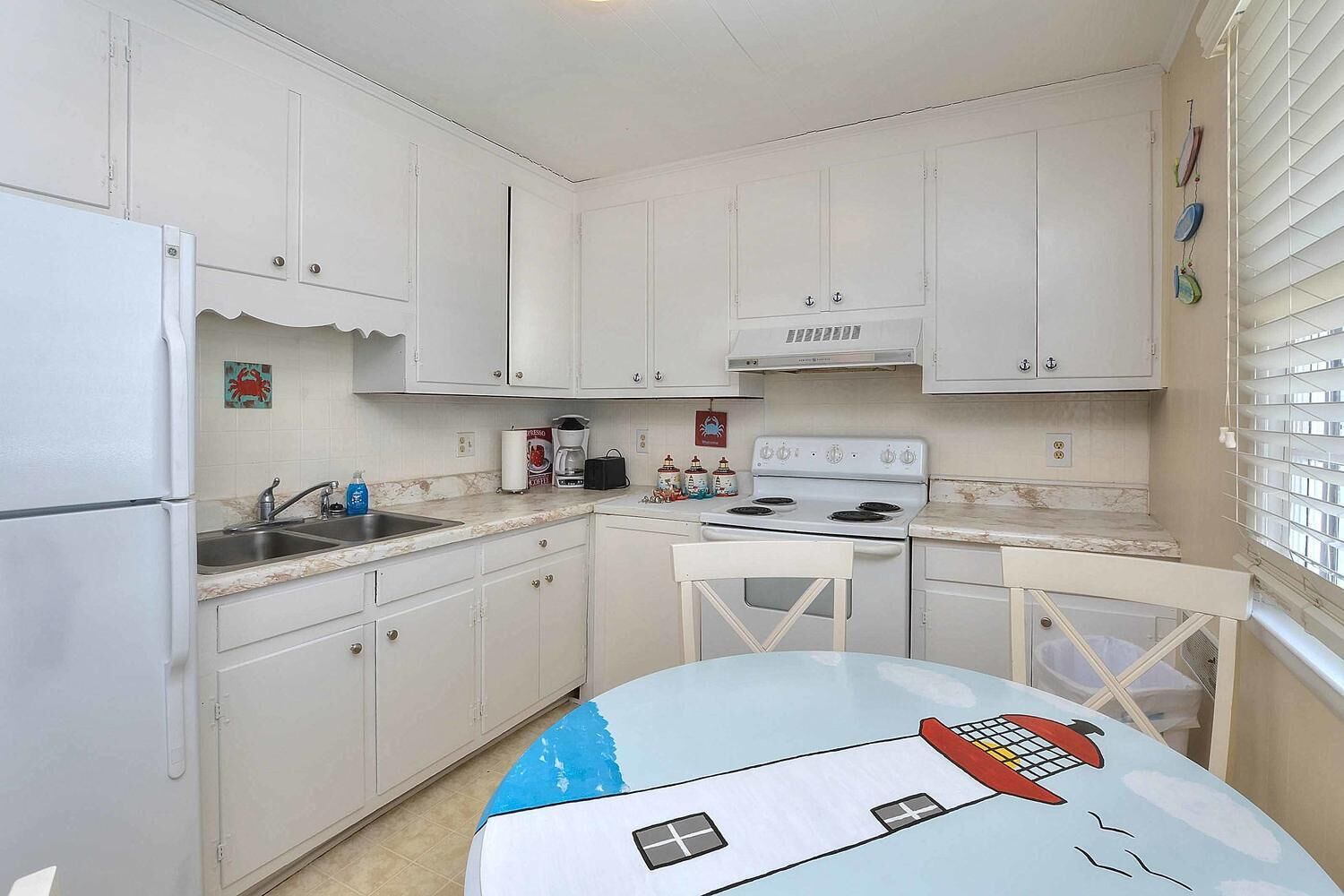 second row, apartment, with saltwater pool