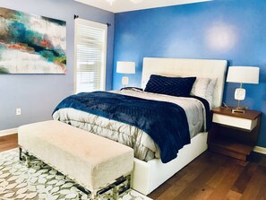 4 bedrooms, desk, iron/ironing board, free WiFi