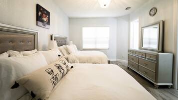 4 bedrooms, travel crib, free WiFi, bed sheets