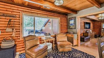 TV, fireplace, DVD player, ping pong