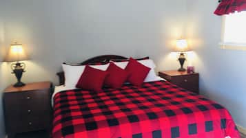 1 soveværelse, sengetøj