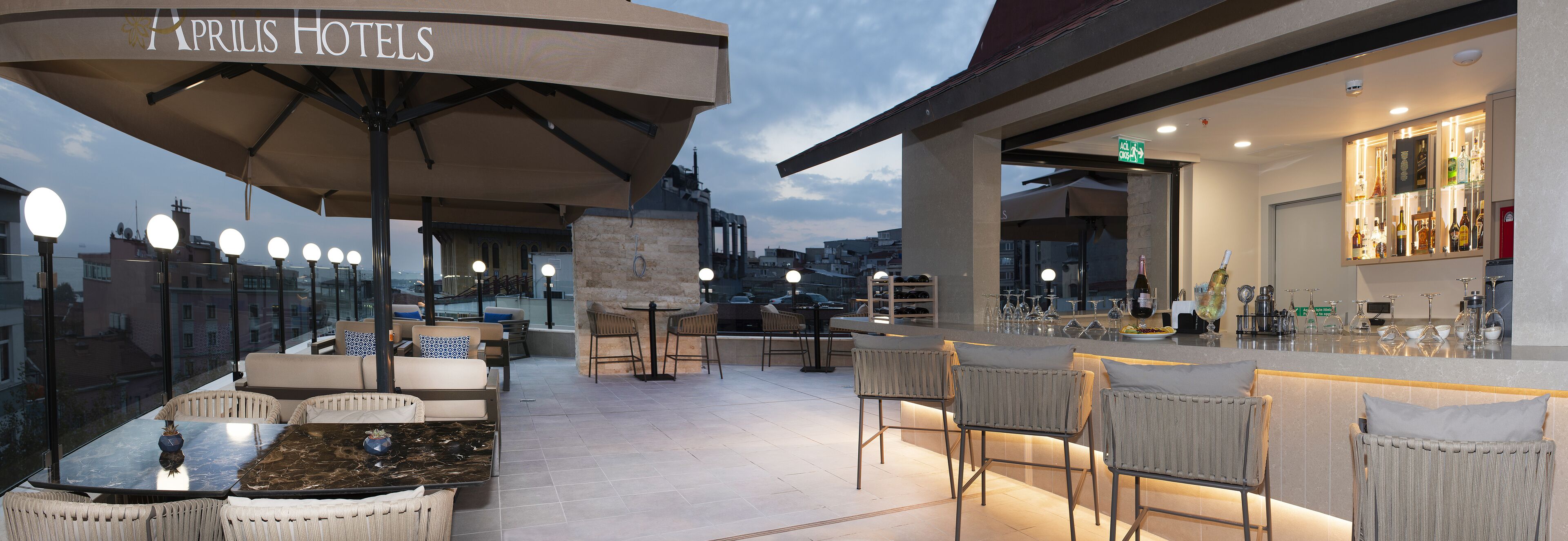 Rooftop terrace