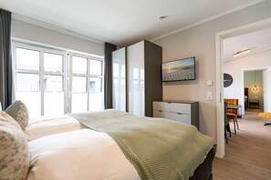 2 Schlafzimmer, Zimmersafe, WLAN, Bettwäsche