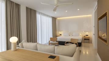 1 habitación y ropa de cama de alta calidad