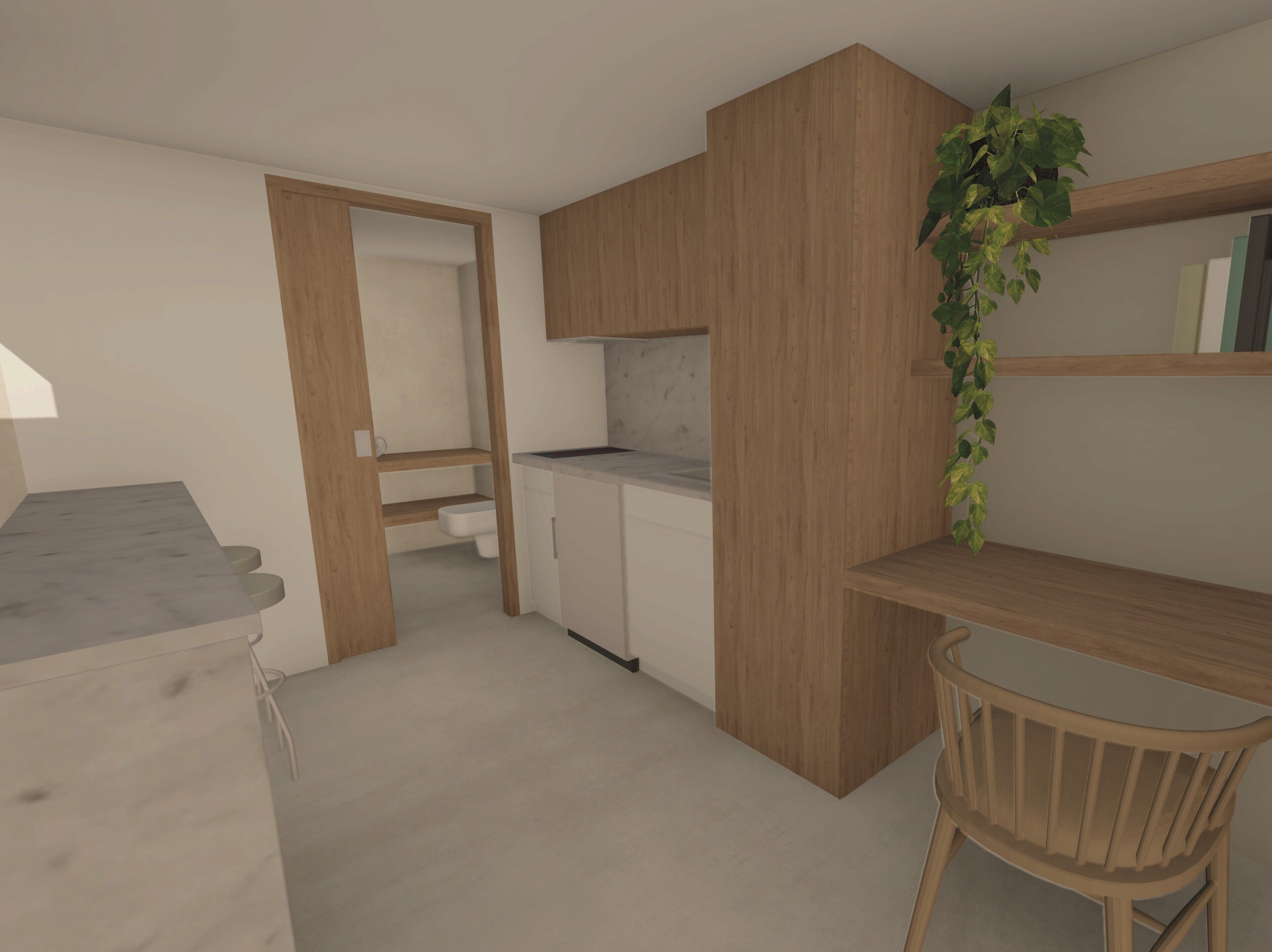 Basic Apartment, 1 Bedroom | Private kitchen | Mini-fridge, microwave, stovetop, coffee/tea maker