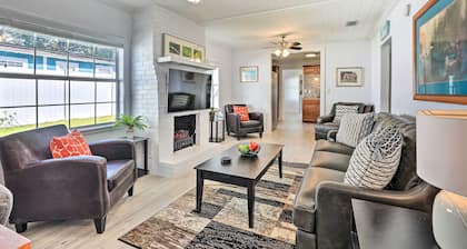 Chic Home w/ Fire Pit & Patio, Walk to Lake!