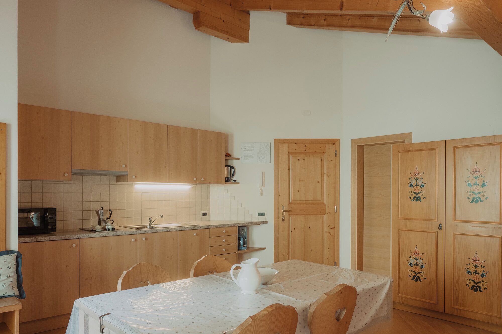 Kühlschrank, Mikrowelle, Herdplatte, Geschirrspüler