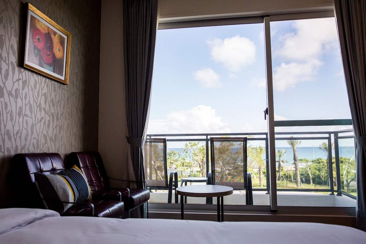 Comfort Tek Büyük Yataklı Oda, 1 Büyük (Queen) Boy Yatak, Deniz Manzaralı, Kule | Teras/veranda