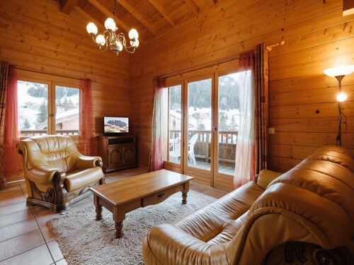 Chalet lumineux 3***, 3 chambres, 6 pers., WIFI, proche pistes