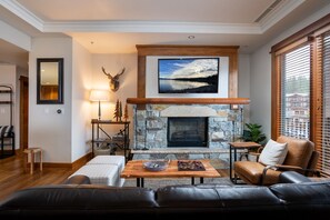 TV, fireplace, stereo
