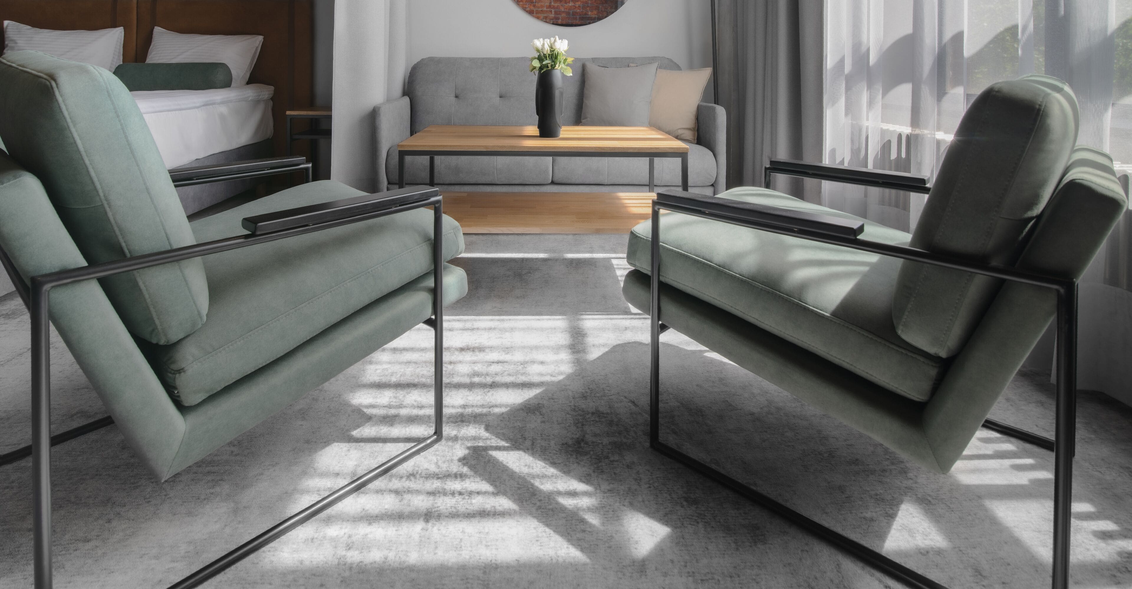 Biancheria da letto di alta qualità, materassi in memory foam