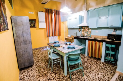 large apartment in the center of the village Historic building.