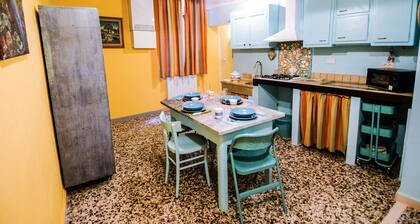 large apartment in the center of the village Historic building.