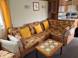 Chalet | Ruang tamu | 30 inci televisyen dengan kabel 