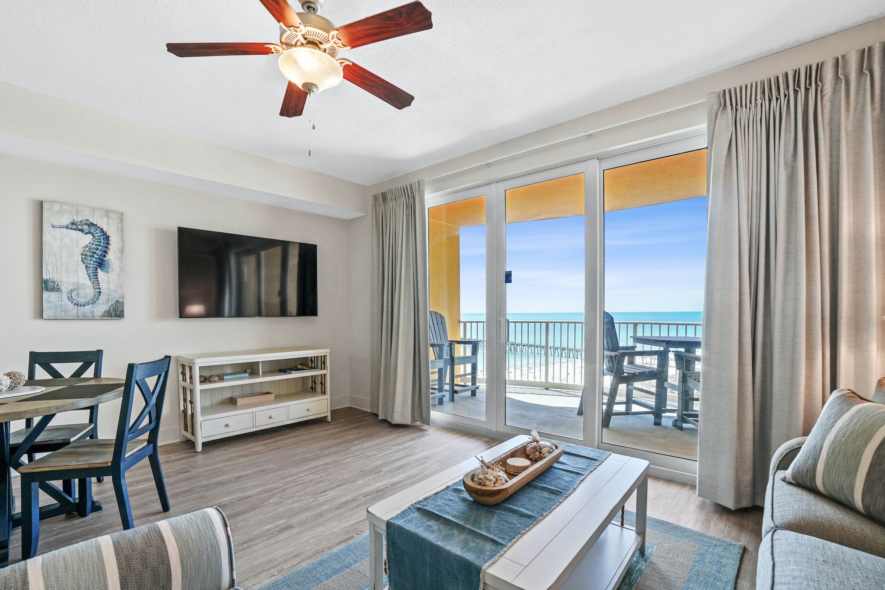 Beach View, Heated Pool, Cabanas, Firepit, Free Golf Daily, Private Beach
