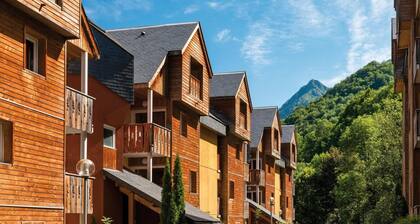 Fitness, swimming pool, terrace, balcony, parking, tv, ski locker, 35m², Cauterets