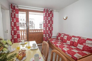 Dining - 100m from resort center, tv, 18m², Tignes (Tignes)
