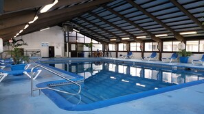 Indoor pool, a heated pool