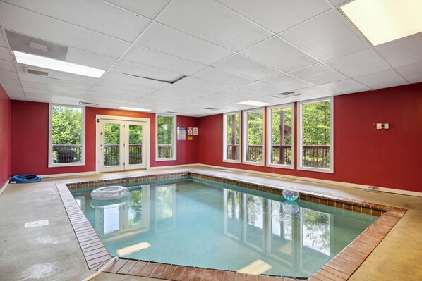 Indoor pool, a heated pool