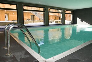 Indoor pool, a heated pool