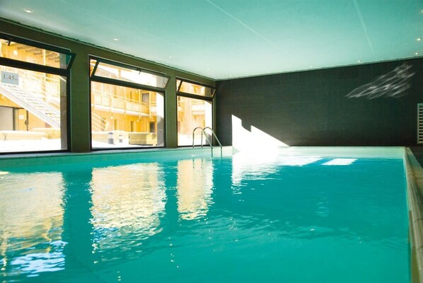 Indoor pool, a heated pool