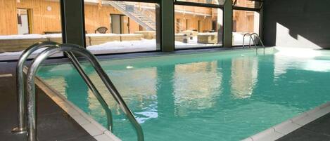 Indoor pool, a heated pool