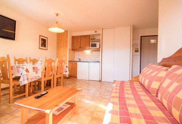 Interior - 1st floor, balcony, tv, ski locker, 40m ², Aussois (Aussois)