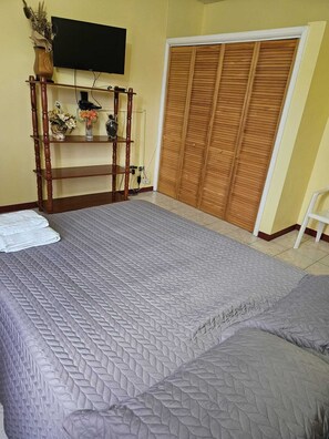 4 slaapkamers, een strijkplank/strijkijzer, wifi, beddengoed
