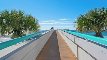 Accommodatie ligt op het strand