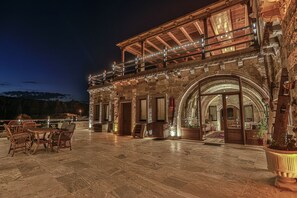 Front of property – evening/night