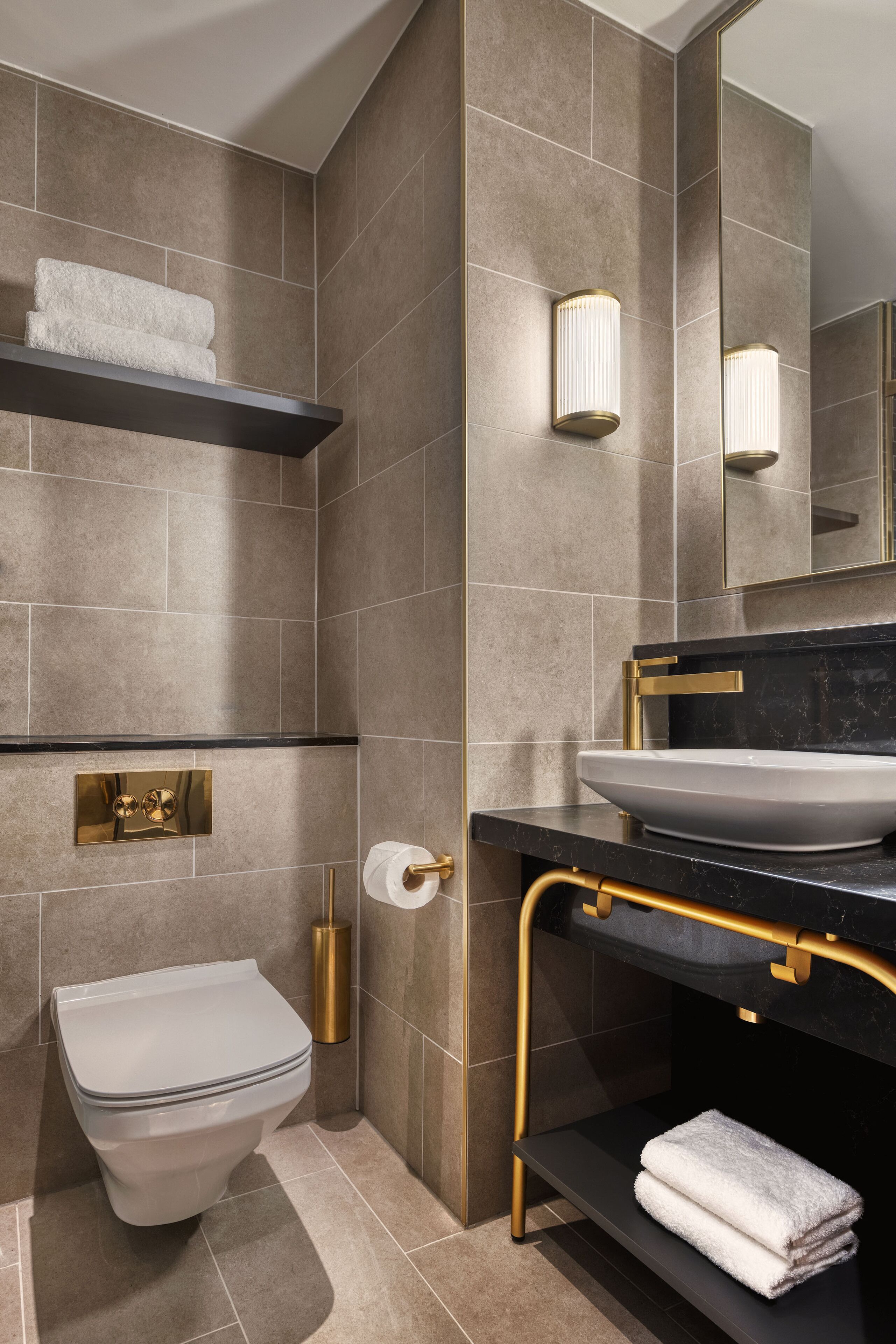 free toiletries, hair dryer, towels, soap