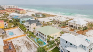 Exterior - The Big Yellow Beach House | Gulf Views, Private Pool - Sleeps 17 (Pensacola Beach)