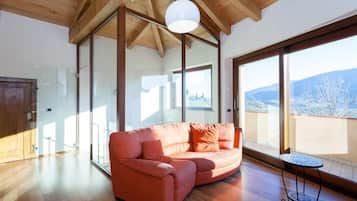 House | Living room | 30-inch TV with cable channels, fireplace