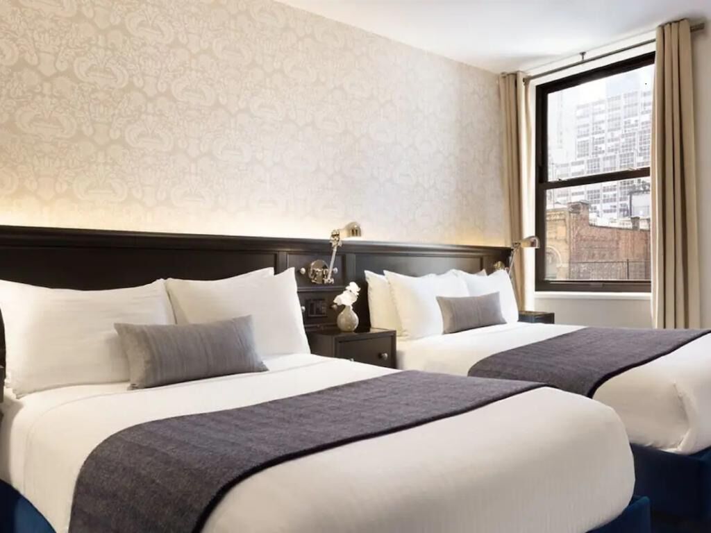 Deluxe Studio with 2 Full Beds at The Frederick Hotel