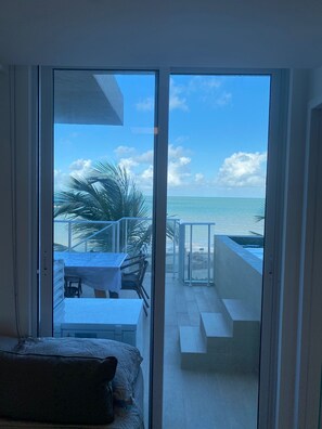 Vista a la playa o al mar