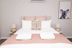 1 bedroom, iron/ironing board, travel crib, WiFi