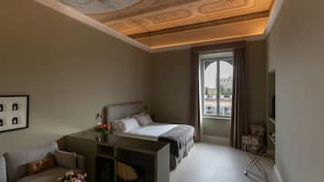 Junior Suite | Lakens van Egyptisch katoen, luxe beddengoed, donzen dekbedden