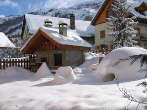 Exterior - 200m from shops, 2nd floor, balcony, 60m², Valloire (Valloire)