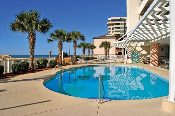 Indoor pool, outdoor pool