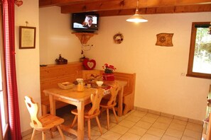 Dining - 2nd floor, balcony, ski locker, 48m², Valloire (Valloire)