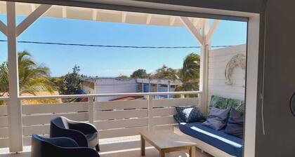 Jolie loft 3 chamb. 2 SDB Grande terrasse 150m mer petite vue mer cheq ANCV ok