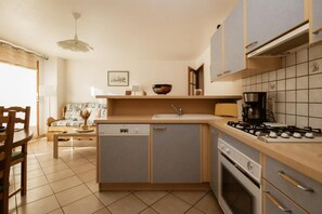 Fridge, microwave, oven, dishwasher - 250m from ski slopes, 2nd floor, balcony, parking, ski locker, 48m², Valloire (Valloire)