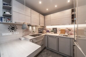 Fridge, microwave, oven, stovetop - Feel-good oasis in the Black Forest with panoramic views (Enzklösterle)