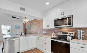 A polished kitchen designed for effortless culinary moments.