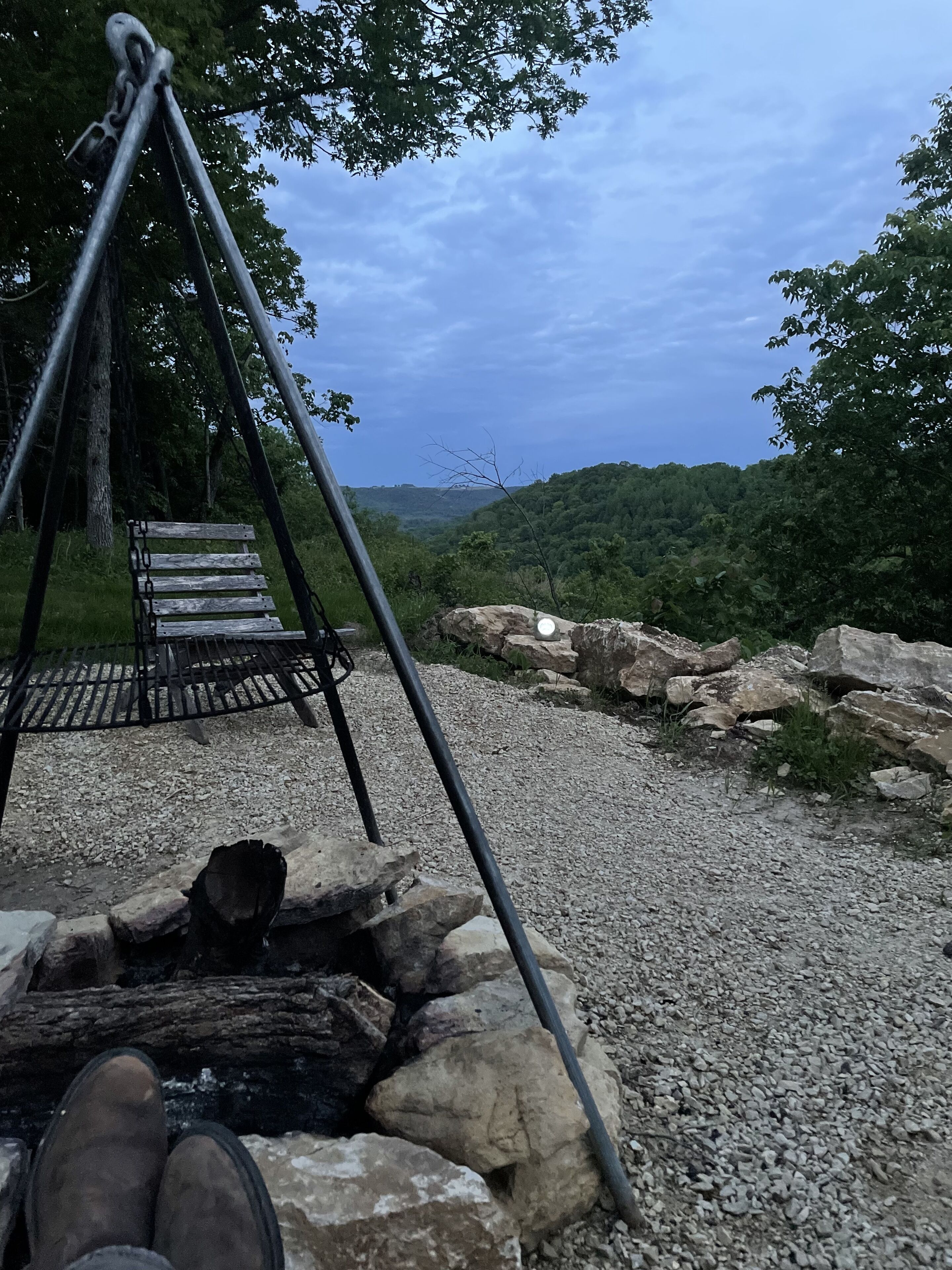 Cabin on a cliff, with amazing view, and private hiking trails!