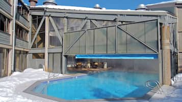 Indoor pool, a heated pool
