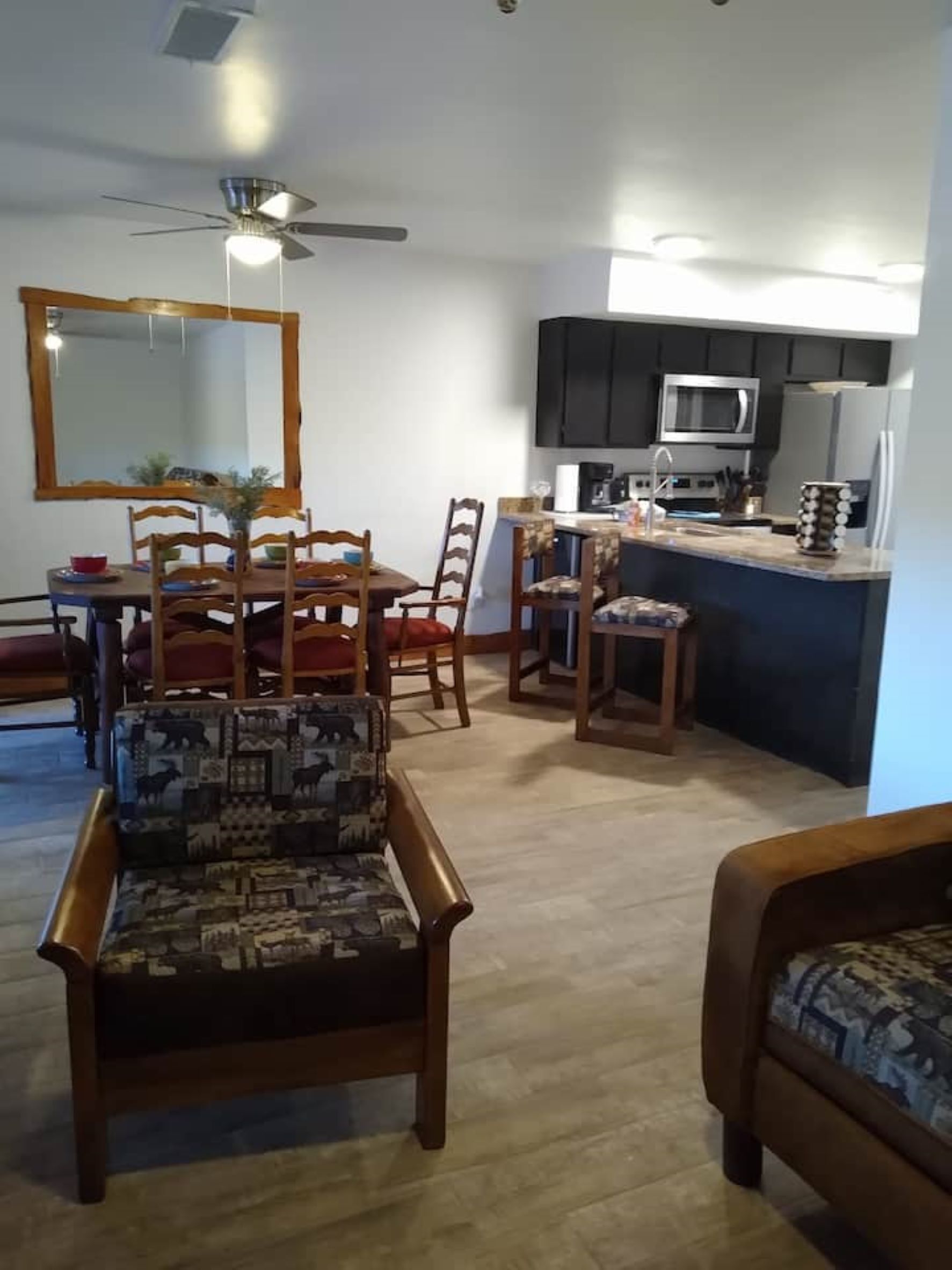 TImberon Condo #1,  1BR, amazing mountain views , Views, Golf Course, Fishing!