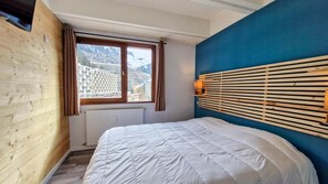 1 bedroom, WiFi - 150m from ski slopes, 5th floor, balcony, tv, 43m², Flaine (Flaine)