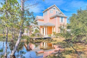 Exterior - Luxury Coastal; Holiday Decorated; Heated Pool (Gulf Shores)