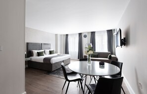 高級公寓 | 遮光窗簾/窗簾、隔音、熨斗/熨衫板、免費 Wi-Fi